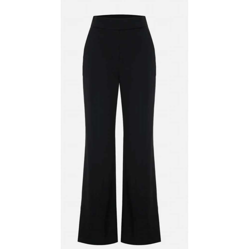 Theo The Label Gaia High Waist Wide Leg Pant Black Size Small